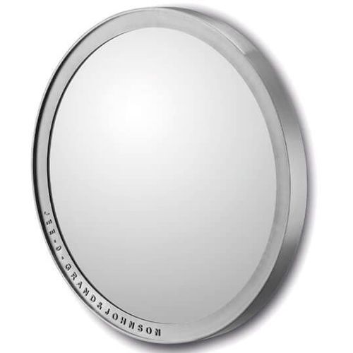 Wandmontierter Spiegel für Badezimmer - SOHO - Condor - modern / rund / Mineralwerkstoff