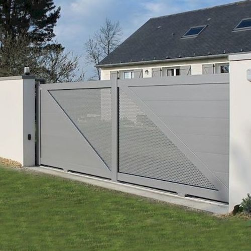 Schiebetor - YING - TSCHOEPPE INDUSTRIE - rechts / links / Aluminium