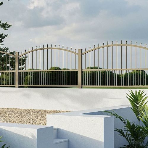Stabzaun - BLANDY - TSCHOEPPE INDUSTRIE - Garten / Aluminium / Schmiedeeisen