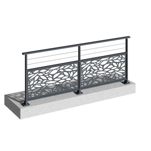 Aluminium-Geländer - ALYSSE - TSCHOEPPE INDUSTRIE - Aluminium / Glas / Stab