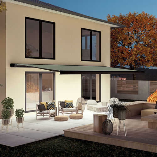 Einziehbare Markise - TSCHOEPPE INDUSTRIE - motorisiert / für Gewerbegebrauch / für Terrasse