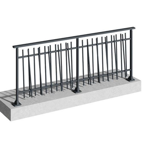 Aluminium-Geländer - AURÉO - TSCHOEPPE INDUSTRIE - Glas / Stab / mit Stangen