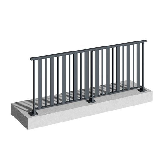 Aluminium-Geländer - GALINA - TSCHOEPPE INDUSTRIE - Glas / Stab / mit Stangen