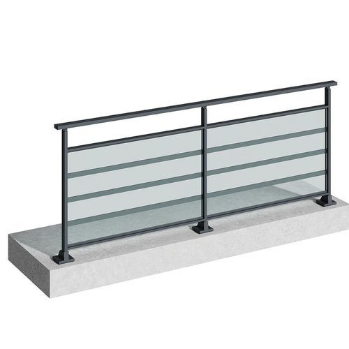 Glasgeländer - BALI - TSCHOEPPE INDUSTRIE - Aluminium / Edelstahl / Holz