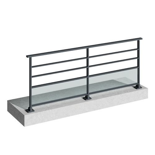 Glasgeländer - BORNÉO - TSCHOEPPE INDUSTRIE - Hartglas / Aluminium / Edelstahl