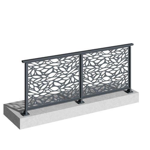 Aluminium-Geländer - ASTER - TSCHOEPPE INDUSTRIE - Aluminium / Glas / Stab