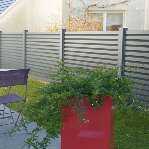 Lamellenzaun - PERSIA - TSCHOEPPE INDUSTRIE - Garten / Aluminium / rechteckig