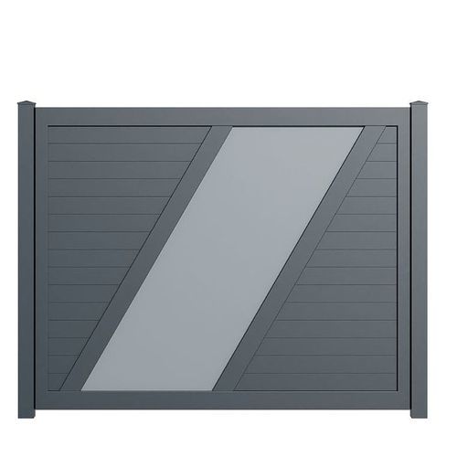 Plattenzaun - YANG - TSCHOEPPE INDUSTRIE - Lamellen / Garten / Aluminium