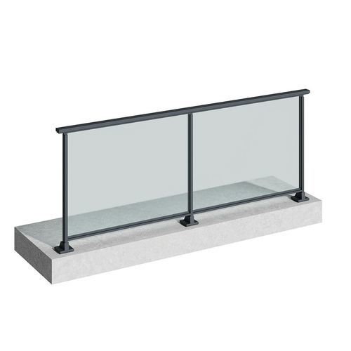 Glasgeländer - JAVA - TSCHOEPPE INDUSTRIE - Hartglas / Aluminium / Edelstahl