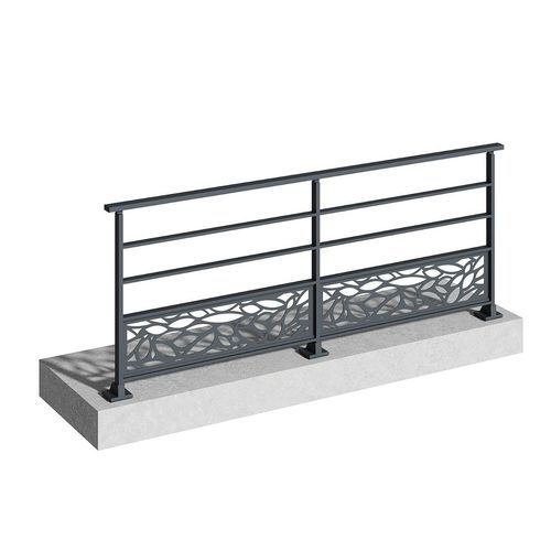 Aluminium-Geländer - JADE - TSCHOEPPE INDUSTRIE - Aluminium / Glas / Stab
