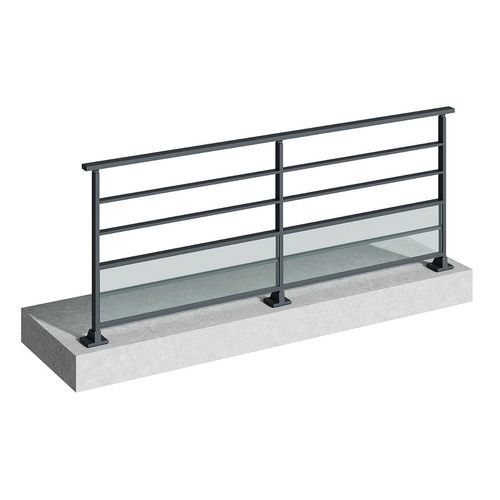 Glasgeländer - SUMATRA - TSCHOEPPE INDUSTRIE - Hartglas / Aluminium / Edelstahl