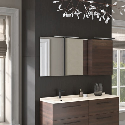 Wandmontierter Spiegel für Badezimmer - ALMIRASS - AMBIANCE BAIN - modern / rechteckig