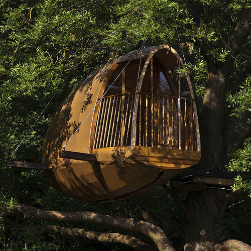 Segeltuch-Gartenhaus - Socotex - Abritez-vous chez nous - modern / für Privatgebrauch / für Gewerbegebrauch