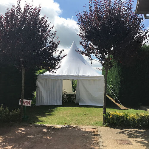 Quadratisches Festzelt - ABRI FESTIF®  - Socotex - Abritez-vous chez nous - PVC / Polyester / Stahl
