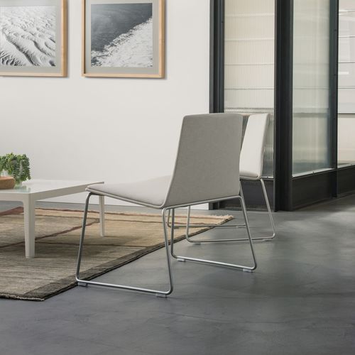 Moderner Kaminsessel - MONTARA650 - Coalesse - Stoff / Eiche / Metall