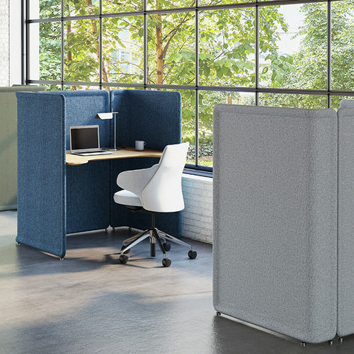 Schreibtisch für Open Space - LAGUNITAS FOCUS NOOK - Coalesse - bodenstehend / modern / Laminat