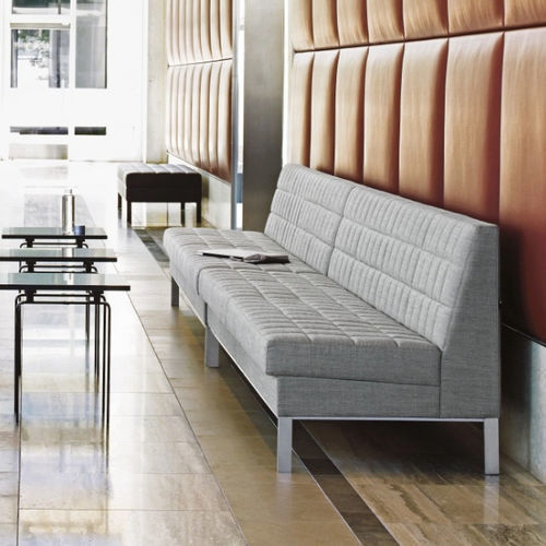 Modernes Sofa - MILLBRAE LIFESTYLE - Coalesse - Stoff / Leder / mit Armlehnen
