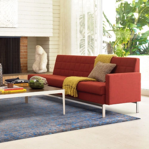 Modernes Sofa - MILLBRAE  - Coalesse - Stoff / Leder / mit Armlehnen