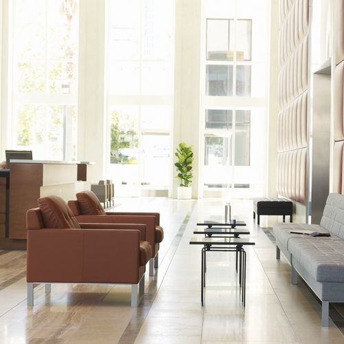 Stil-Besuchersessel - MILLBRAE  - Coalesse - Stoff / Leder / Stahl