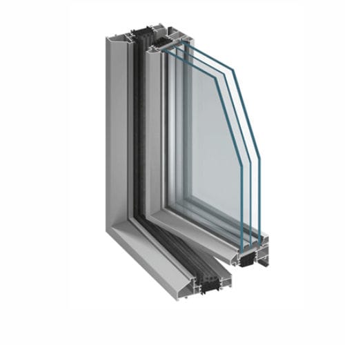 Aluminium-Fensterprofil - MB - FERROLINE - Aluprof S.A - Stahl / mit Wärmedämmung / Sicherheit