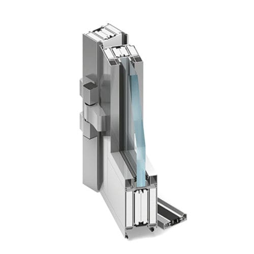 Aluminium-Türprofil - MB-78EI - Aluprof S.A - Rauchschutz / Brandschutz / wärmeisoliert