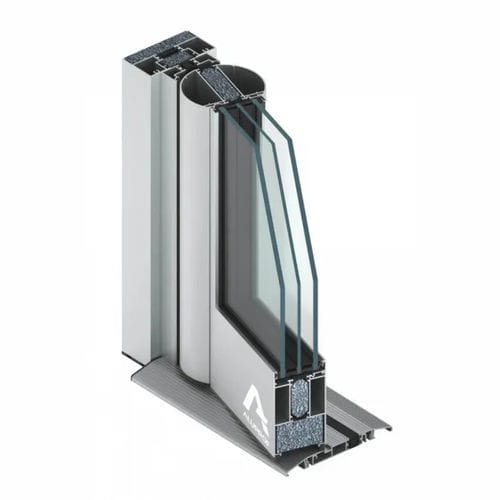 Aluminium-Türprofil - MB-100GFT  - Aluprof S.A - Glas / Sicherheit / Akustik