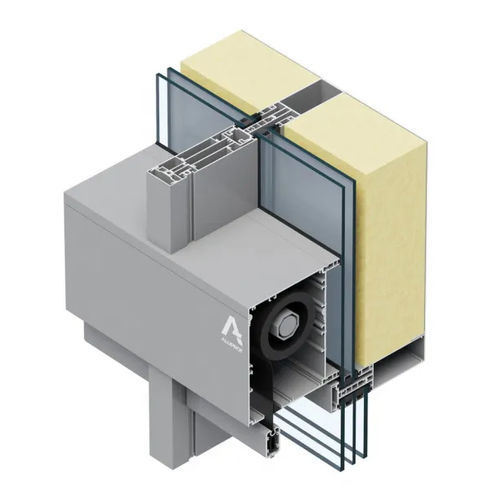 Aluminium-Fassadensystem - MB-SR50N ZS  - Aluprof S.A - Glas / Sonnenschutz / Sichtschutz