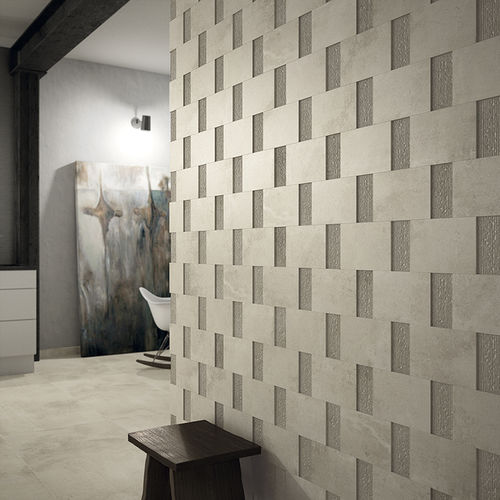 Feinsteinzeugfliesen - MIDLAND - Land Porcelanico - poliert / 3D / für den Innenraum