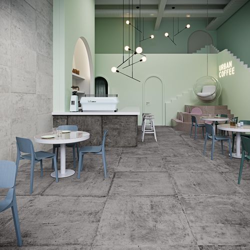 Feinsteinzeugfliesen - WERKBUND - Land Porcelanico - gealtert / für den Innenraum / für Wohnzimmer