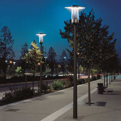 Straßenlaterne - ZYLINDO - Schréder–Comatelec - modern / Aluminium / Polycarbonat