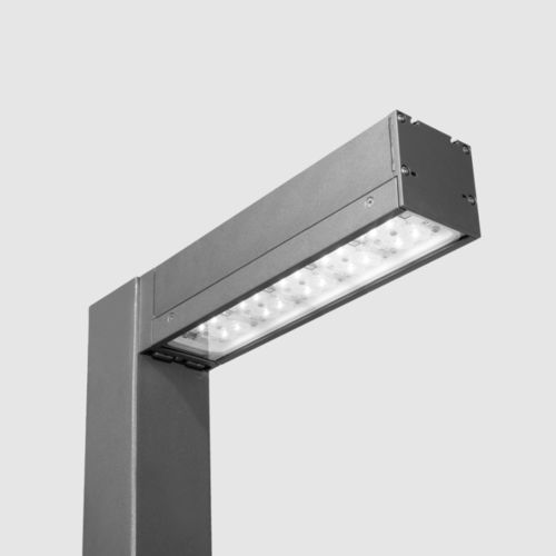 Moderner Leuchtpoller - RIVARETO - Schréder–Comatelec - Aluminium / Polymethylmethacrylat (PMMA) / Glas