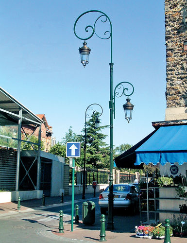 Lichtmast - RIVOLI - Fontes de Paris - Gusseisen