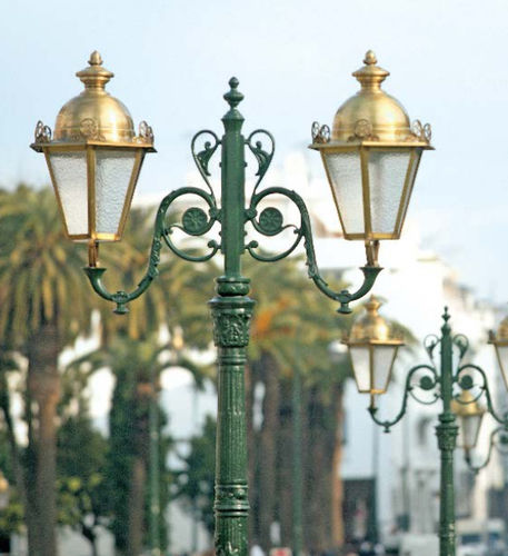 Straßenlaterne - AMIRA - Fontes de Paris - klassisch / Edelstahl / Kupfer
