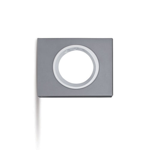 Moderne Wandleuchte - MOON - Platek s.r.l. - für Außenbereich / Aluminium / rechteckig