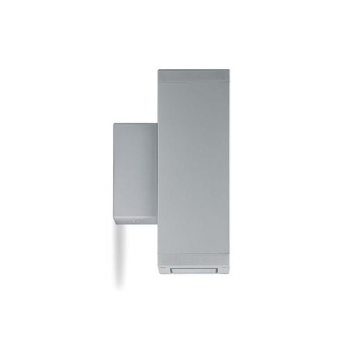 Moderne Wandleuchte - TETRA 140 - Platek s.r.l. - für Außenbereich / extrudiertes Aluminium / Vorderseite aus Hartglas