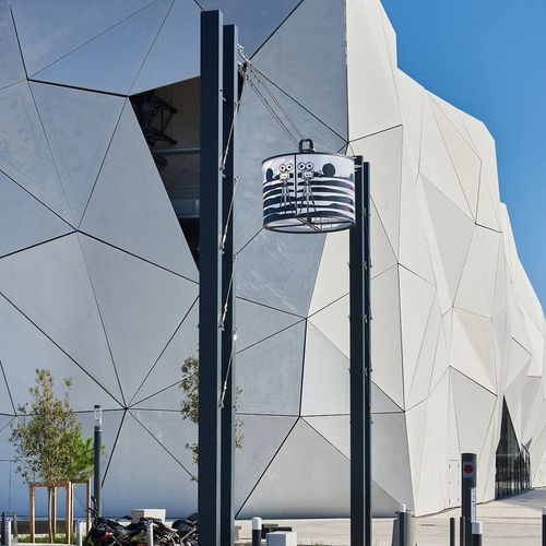 LED-Seilleuchte - MULTIPODE - Technilum - rund / Aluminium / für den Außenbereich