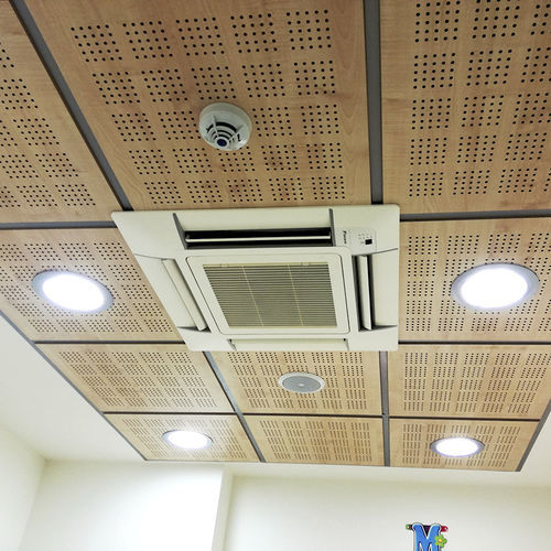 Wandmontierte Akustikplatte - G5MI - Ideatec Advanced Acoustic Solutions - für abgehängte Decken / MDF / Sperrholz