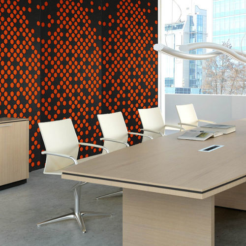 Wandmontierte Akustikplatte - ABARASKA - Ideatec Advanced Acoustic Solutions - für Decke / Filz / PET
