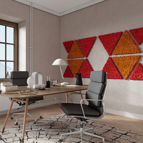 Stabilisierte Moos / flache - Ideatec Advanced Acoustic Solutions - für begrünte Mauern / für Pflanzenbild / für abgehängte Decken