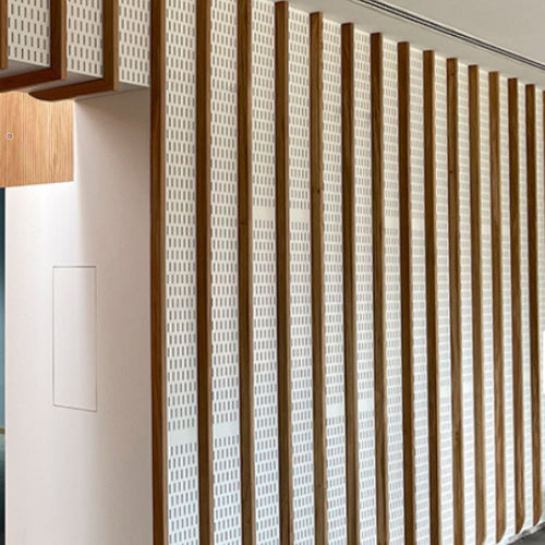 Wandmontierte Akustikplatte - PRO 8 - Ideatec Advanced Acoustic Solutions - für Decke / für abgehängte Decken / Holz