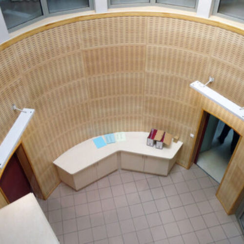 Wandmontierte Akustikplatte - R32 - Ideatec Advanced Acoustic Solutions - für Decke / für abgehängte Decken / Holz