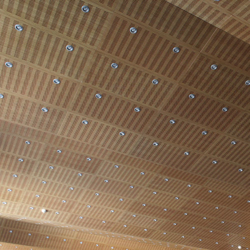 Wandmontierte Akustikplatte - G4R16 - Ideatec Advanced Acoustic Solutions - für Decke / für abgehängte Decken / Holz