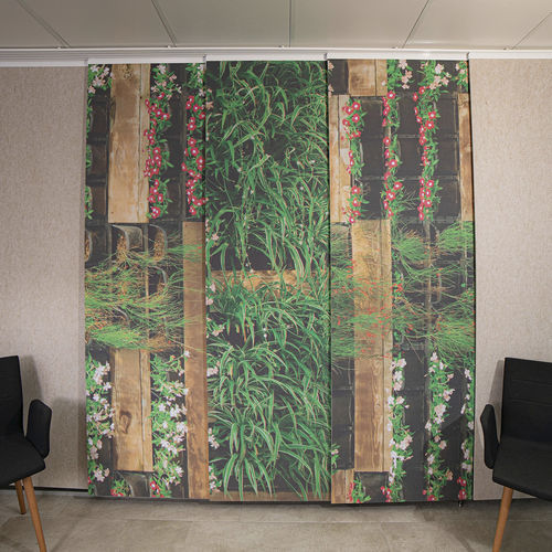 Wandmontierte Akustikplatte - SLIDE SILENCE - Ideatec Advanced Acoustic Solutions - Polyesterfaser / rechteckig / farbig