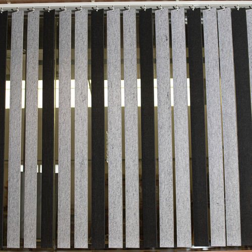 Wandmontierte Akustikplatte - MOVE SILENCE - Ideatec Advanced Acoustic Solutions - Polyesterfaser / rechteckig / perforiert