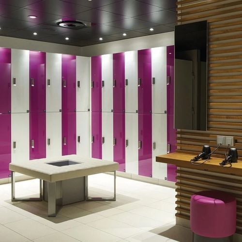 Glasgarderobenschrank - ETOILE - Fit Interiors - für öffentliche Einrichtungen / für Gewerbegebrauch / für Sportanlage