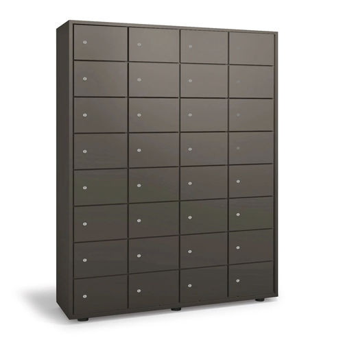 Moderner Schuhschrank - T-RACK - Fit Interiors - selbsttragend / melaminbeschichtet / für Privatgebrauch