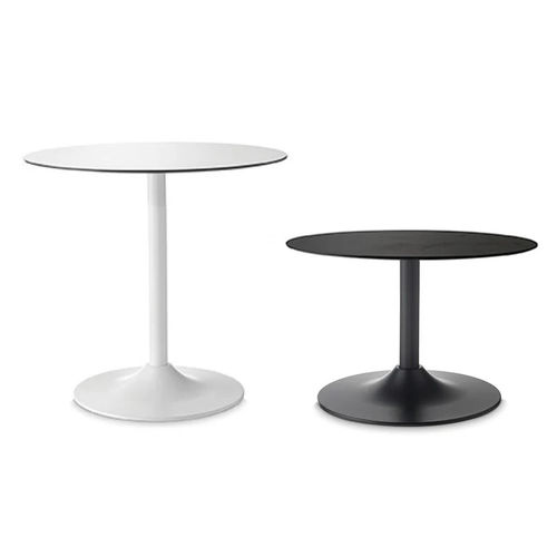 Moderner Tisch - ODEON - Fit Interiors - HPL / Gestell aus Aluminiumguss / rund
