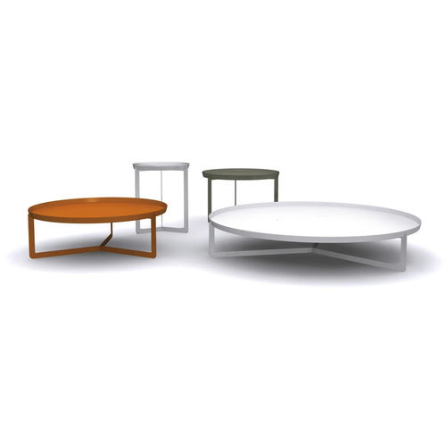 Moderner Couchtisch - SMART - Fit Interiors - Metall / Gestell aus Metall / rund