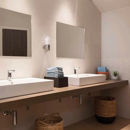 Holzfurnier-Waschtischplatte - BASE - Fit Interiors