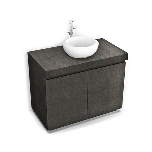 Freistehender Waschtisch-Unterschrank - BASE - Fit Interiors - Laminat / modern / mit 2 Türen